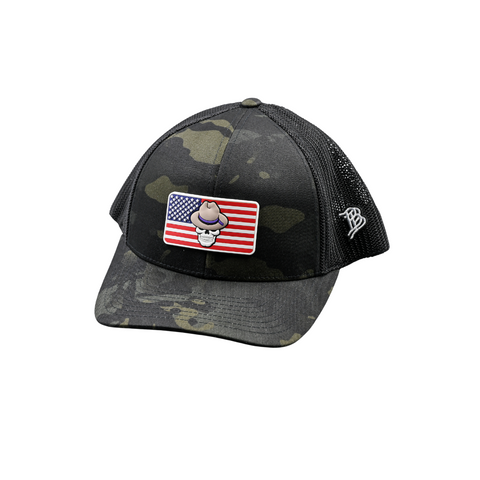 Branded Bills Stetson with American Flag Hat