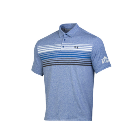 Men s Striped Under Armour Polo NYST Apparel