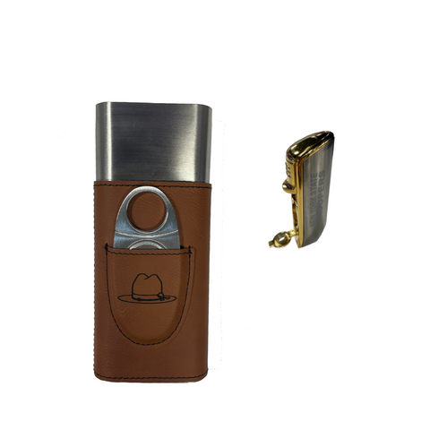NYS Troopers 3-Cigar Holder w/ Stetson